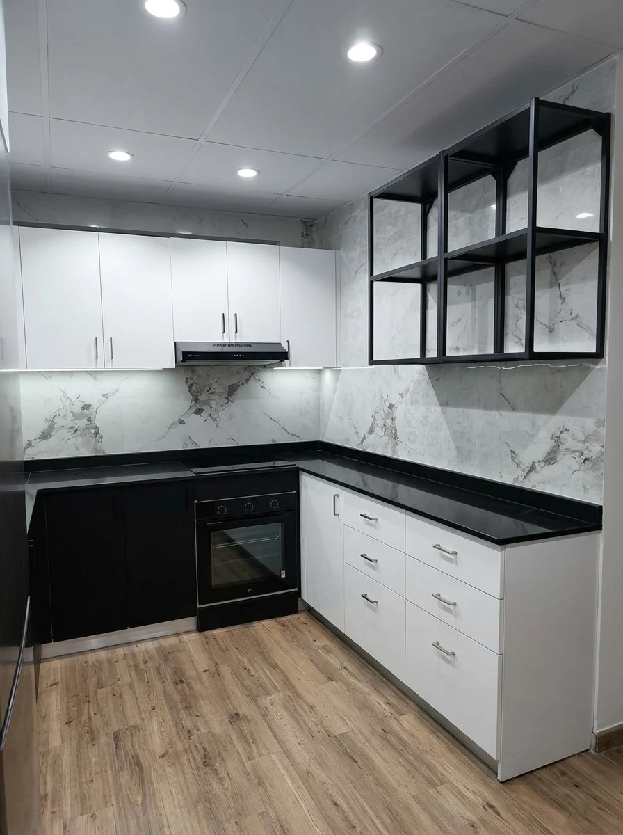 Arabian Ranches Kitchen Transformation After