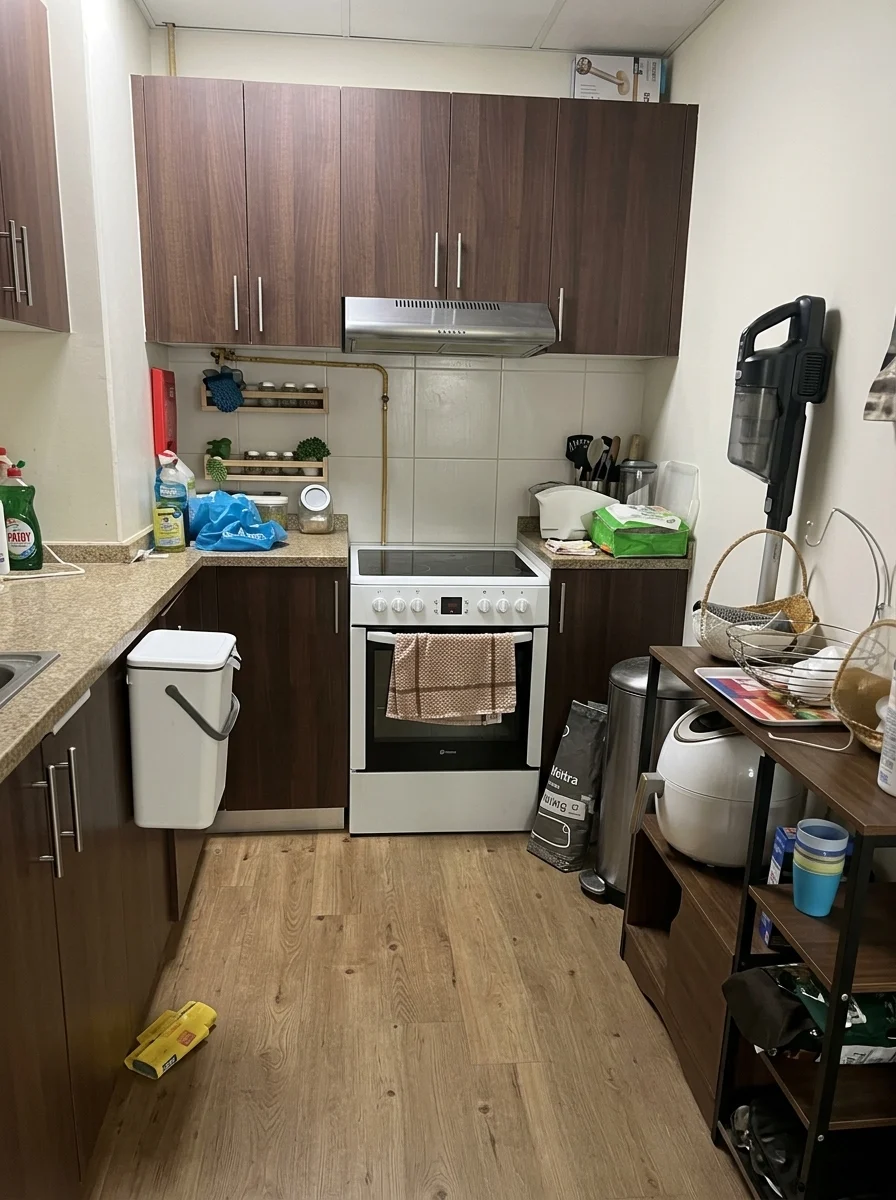 Arabian Ranches Kitchen Transformation Before